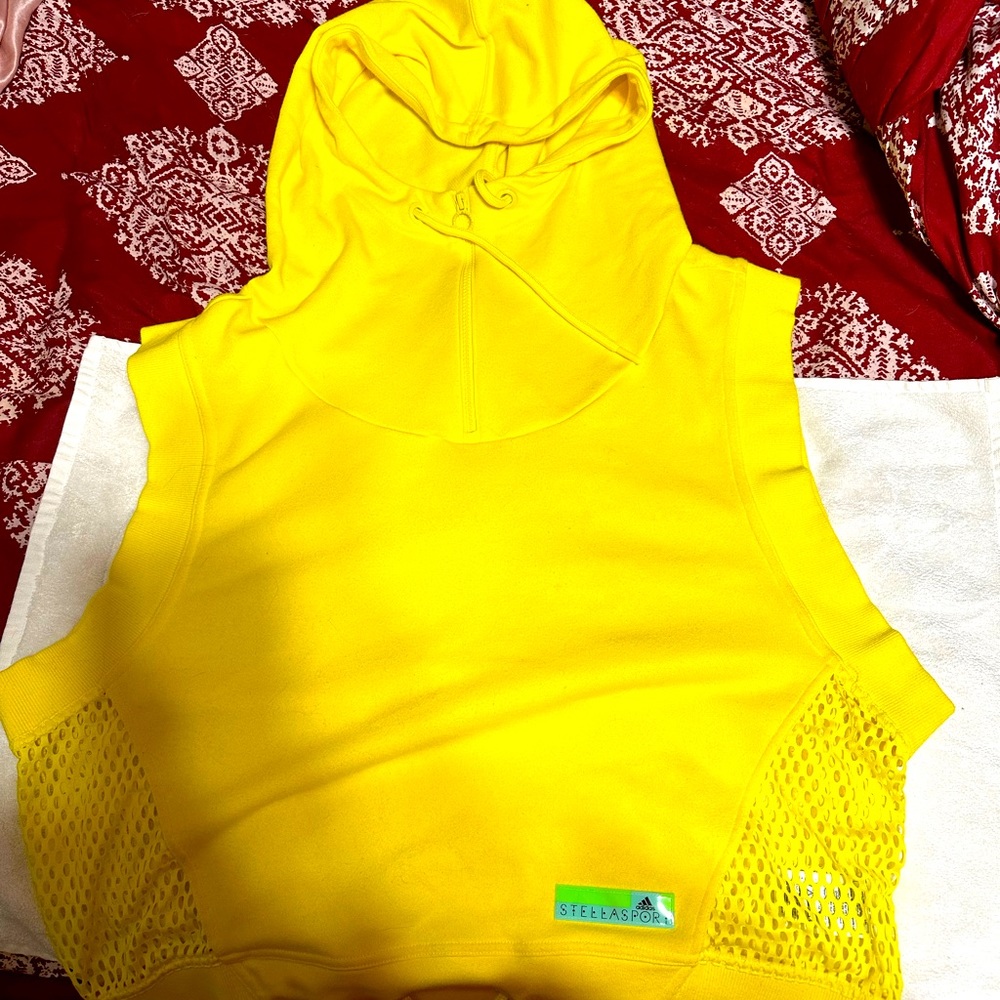 Stella sport by adidas half zipper oversized top